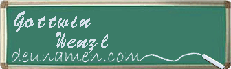 Gottwin Wenzl Visitenkarte